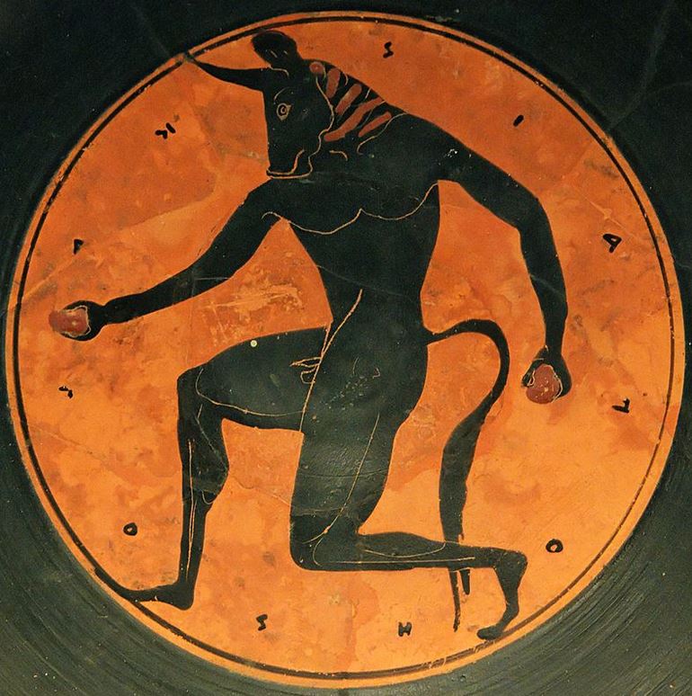 The Minotaur Cretan art