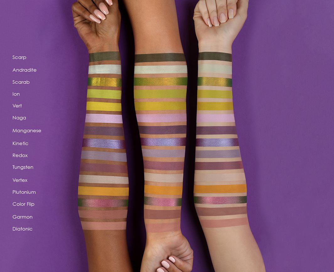 Natasha Denona Triochrome palette swatches